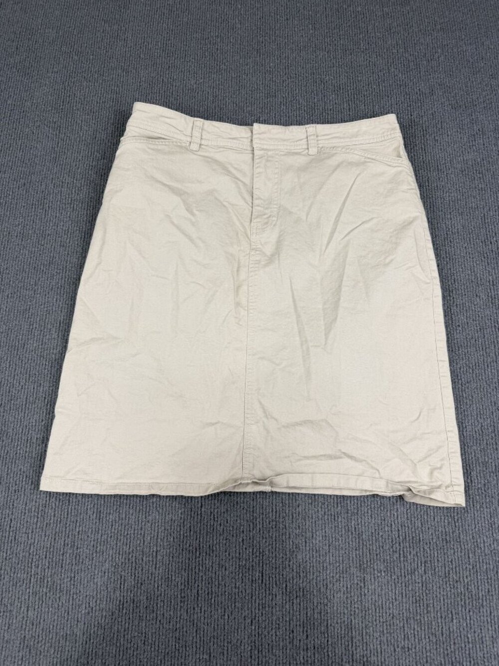 Calvin Klein Jeans Womens Light Brown Stretch Skirt 8